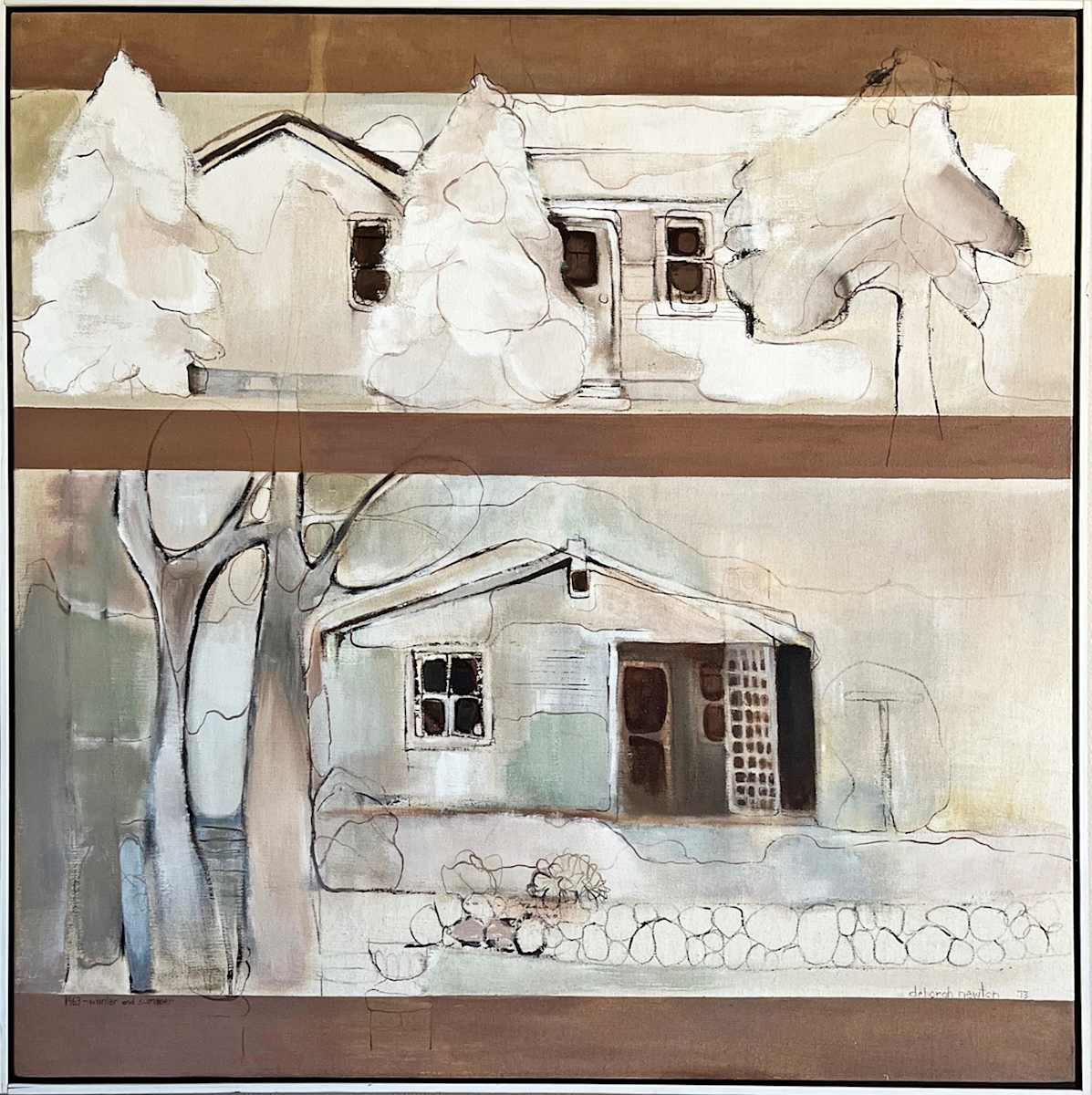 1963 Winter and Summer (East Drive house) by Deborah Newton 