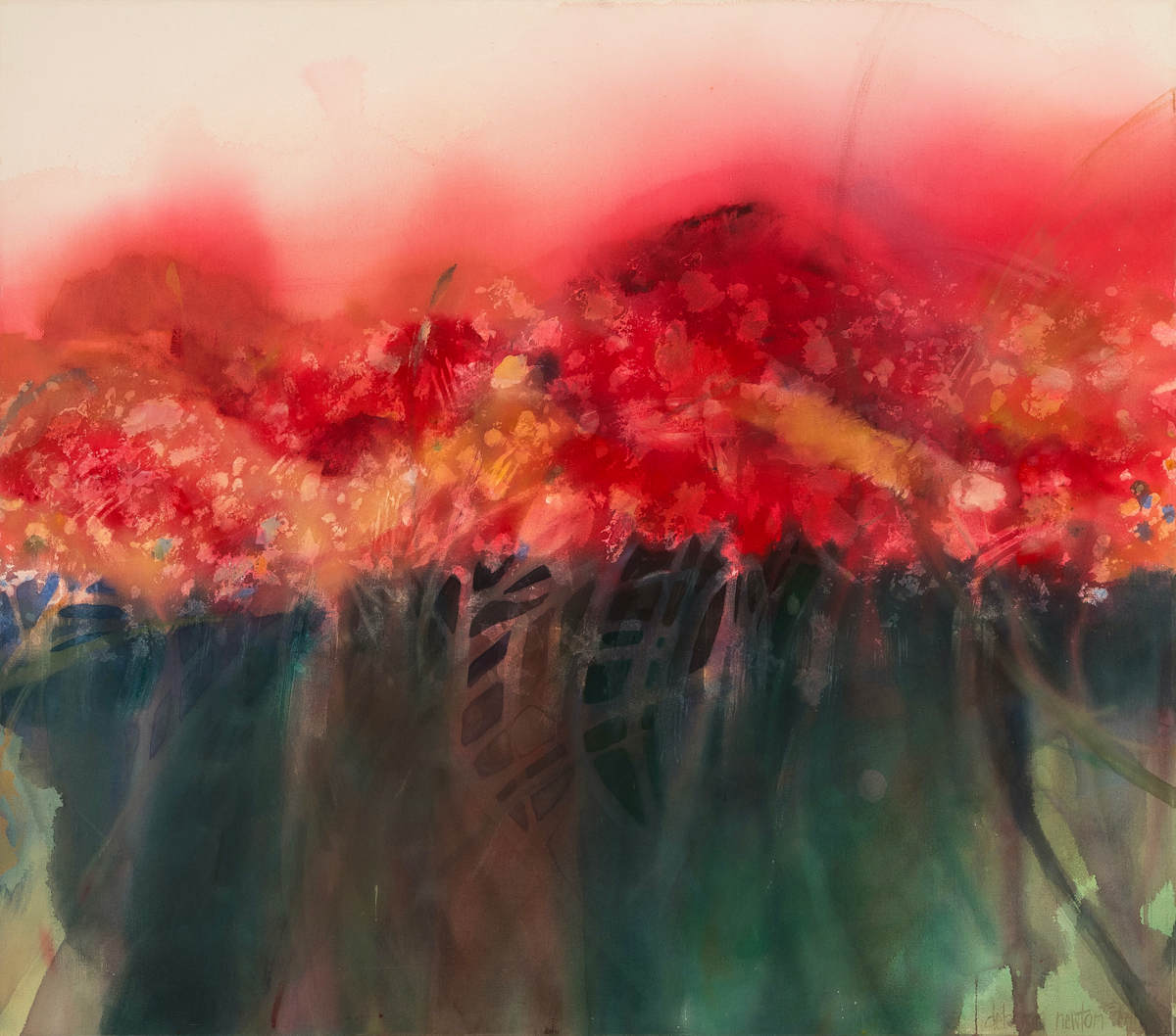 Red on the Roof by Brett Newton 