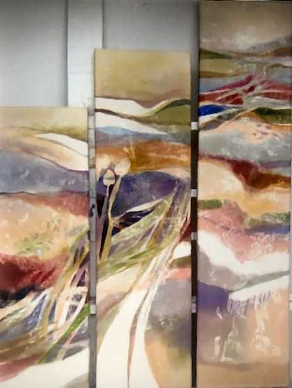 Dancing Earth (triptych) by Brett Newton, Image 1.