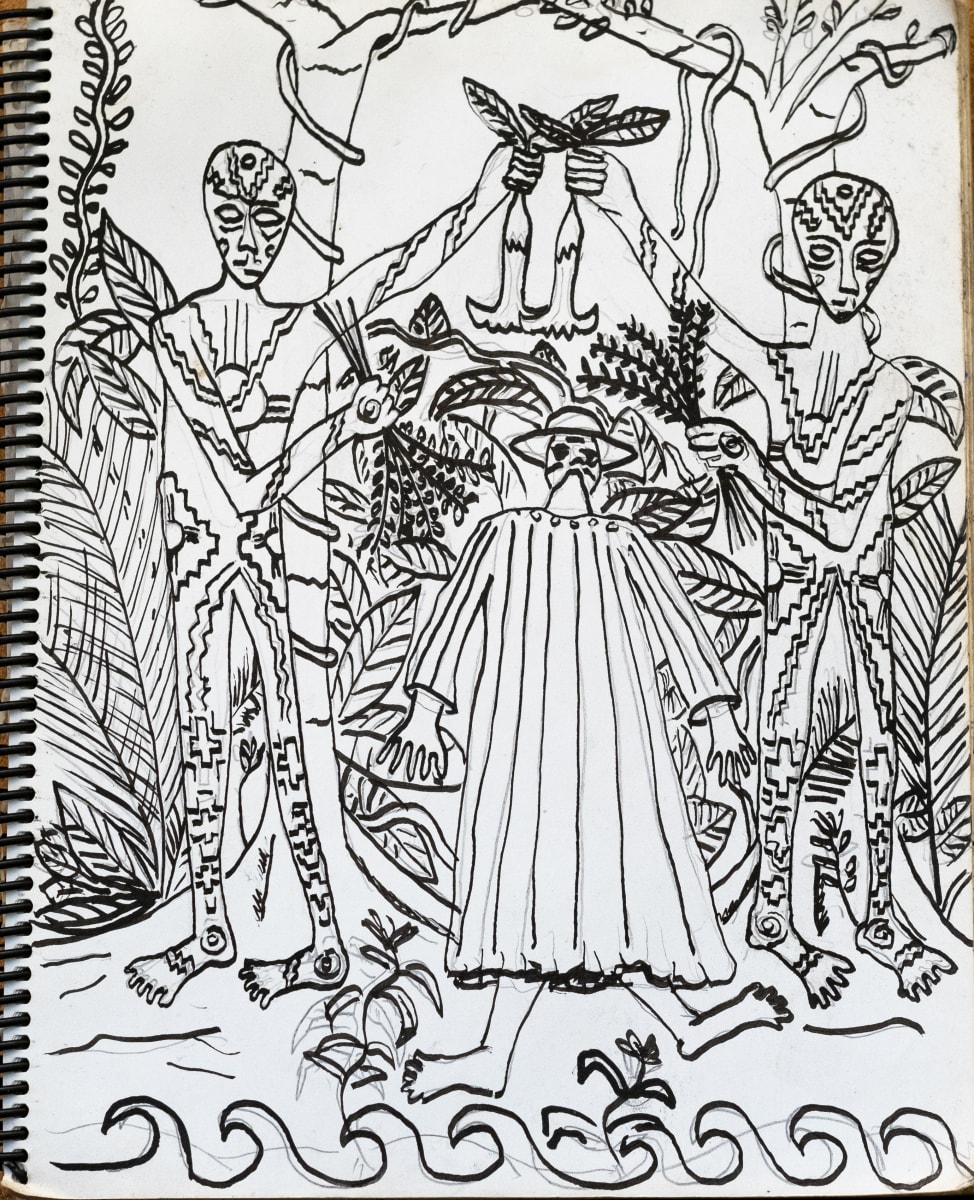 Untitled drawing w/ toje healing, Image 1.