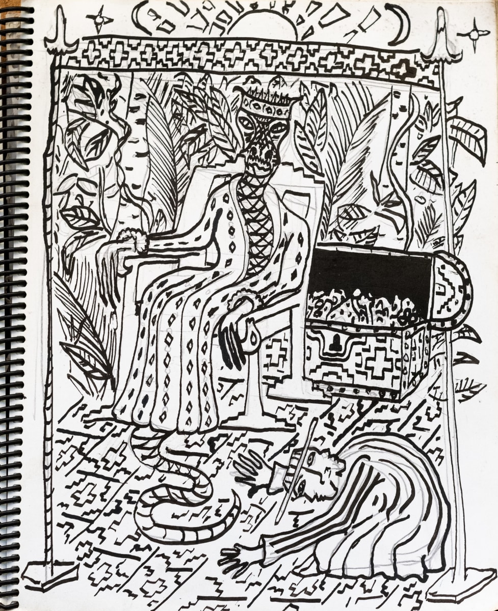 Untitled w/Snake King, Image 1.