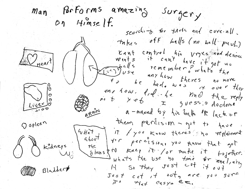 Man Performs Amazing Surgery on Himself, Image 2.