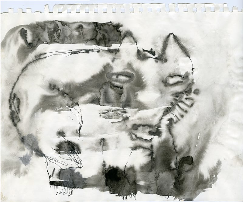 Untitled w/ Wolf Face, Image 1.