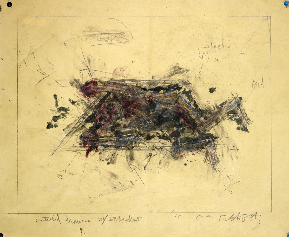 Untitled Drawing w/ Accident by Feldsott 