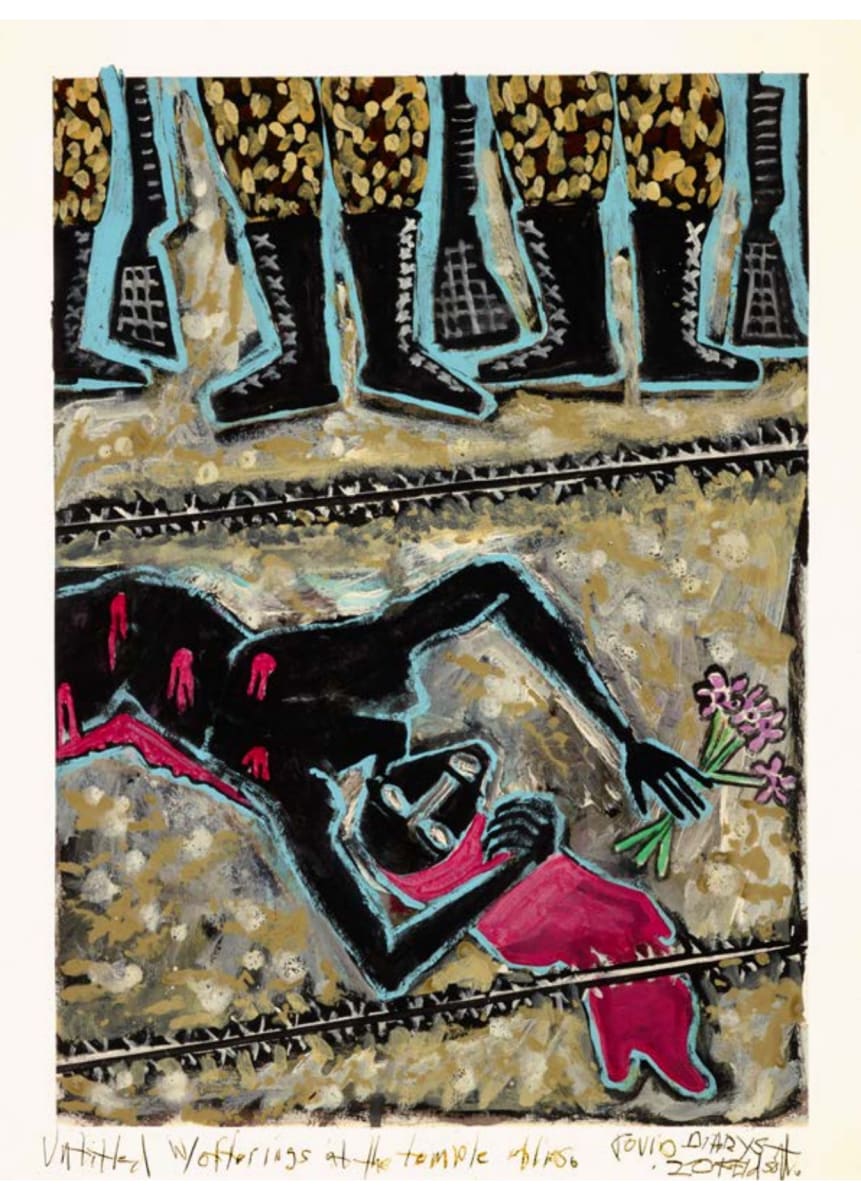 Untitled w/ Offerings at the temple of lies by Feldsott 