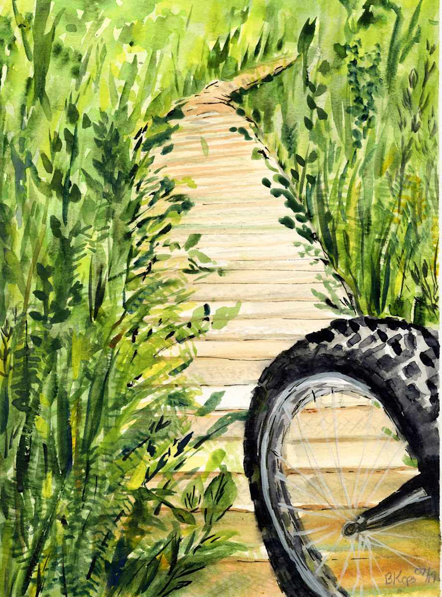 Gabe bike Path by Barbara Kops, Image 1.