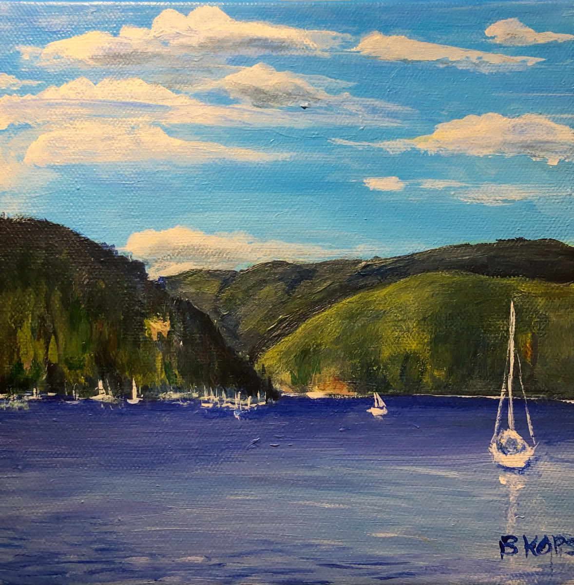 Deep Cove Afternoon by Barbara Kops 