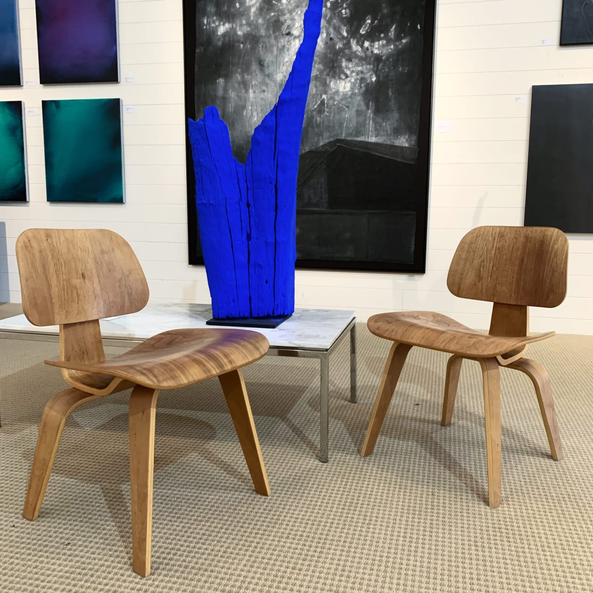 Eames DCW Chairs, Pair - Original Herman Miller 