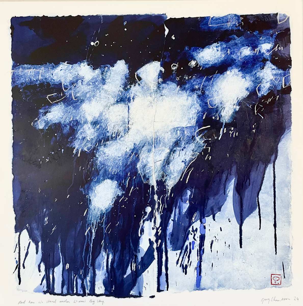 Here we all stand under La Nina's big sky III by Gary Christian 
