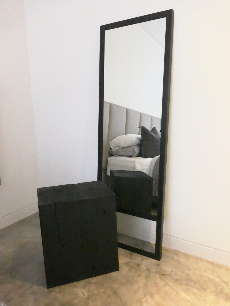 Steel Dressing Mirror by Thomas Bucich 