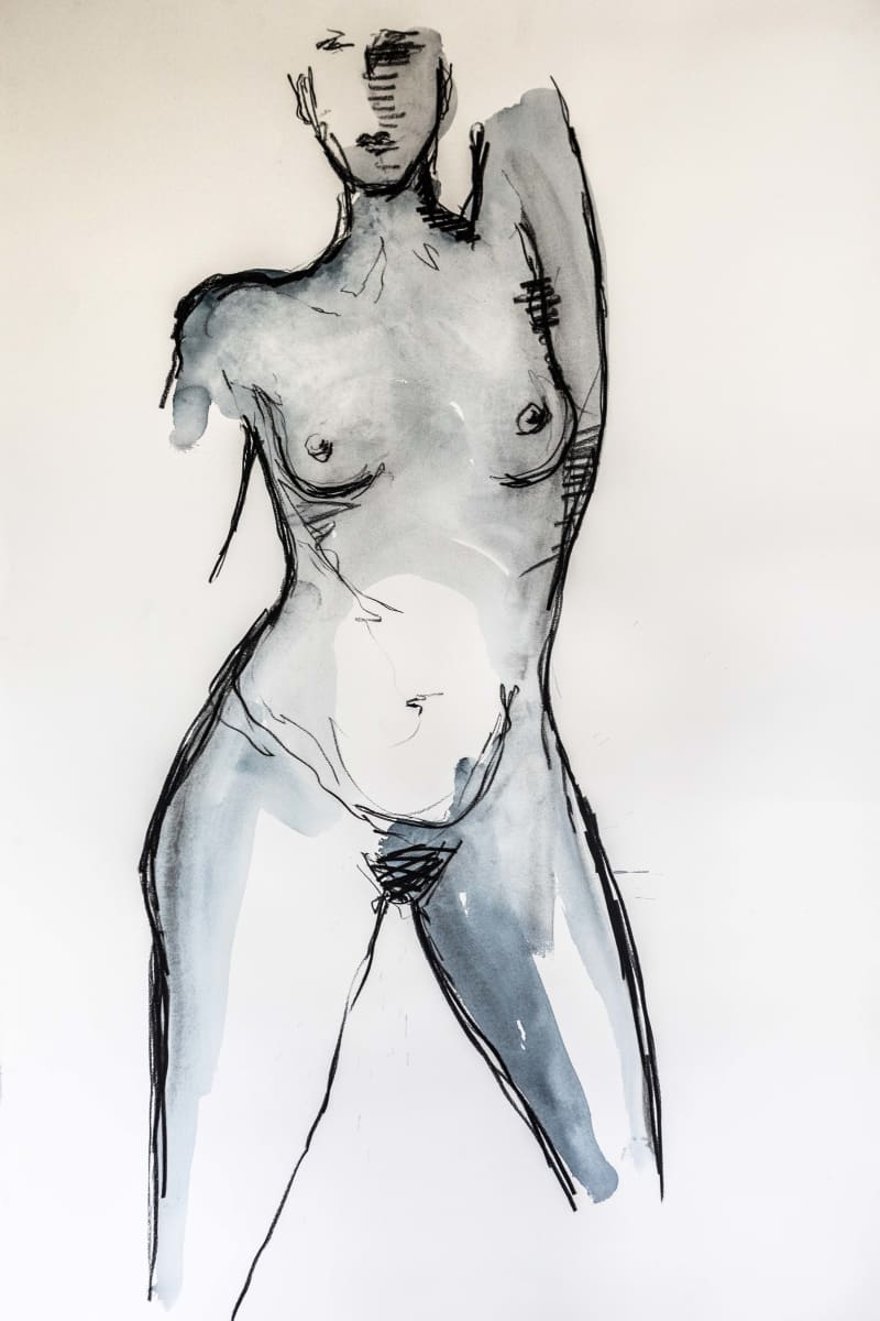 Large Nude Study 21 by Thomas Bucich 