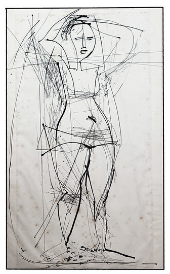 String drawing by George B. Dunbar Estate 