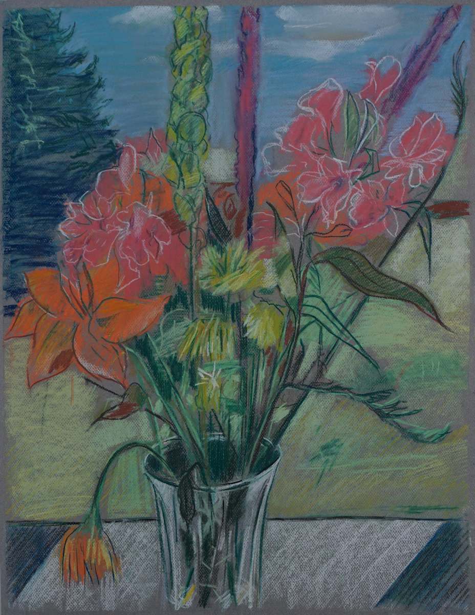 Flowers on Window Sill by Brian Frink, Image 1.