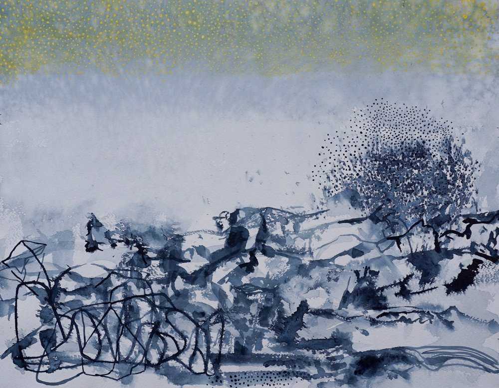 Dark Wave and Yellow Mist by Brian Frink, Image 1.