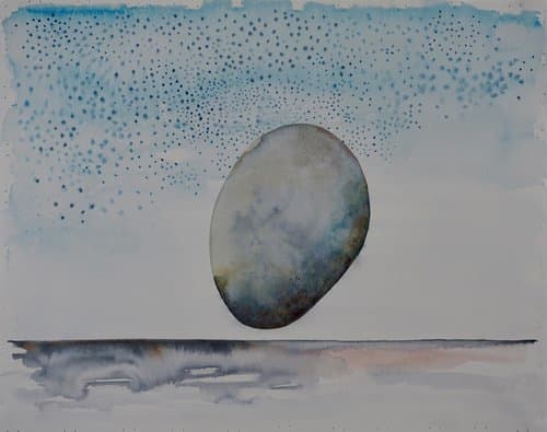 Falling Rock with Mist 
