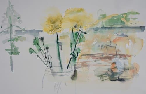 Flowers on Window Sill/Fall by Brian Frink, Image 1.