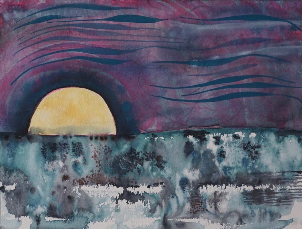 Moonrise and Melting Fields by Brian Frink, Image 1.