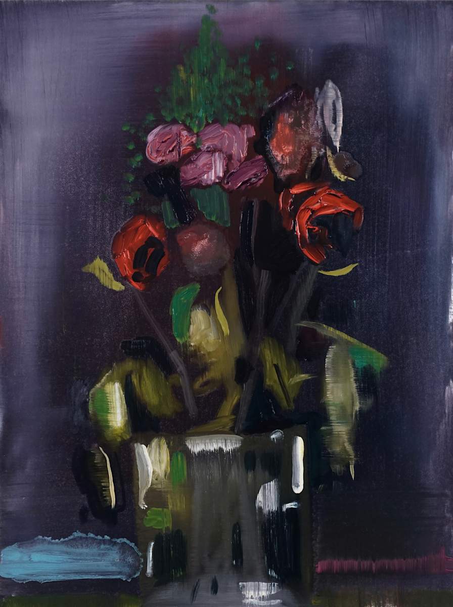 Dark Room, Flowers, Image 1.