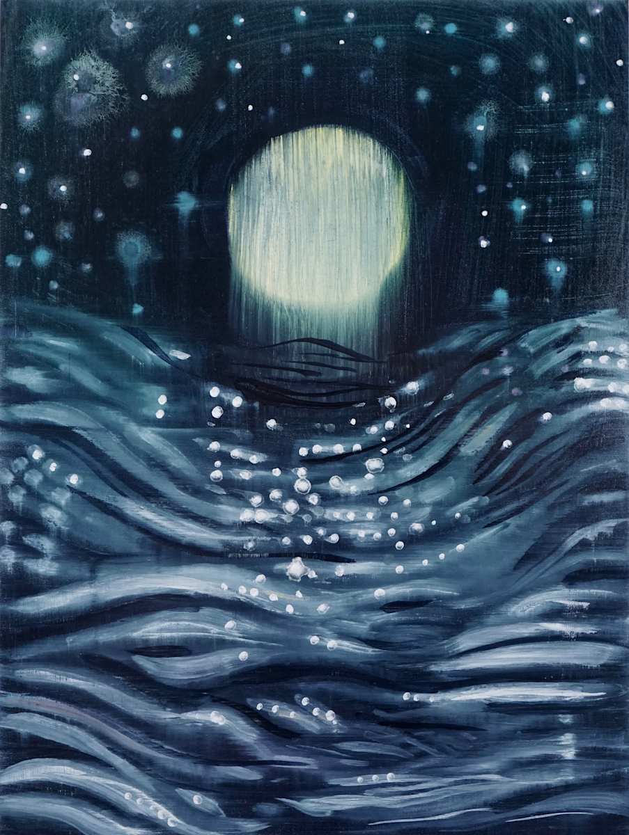 Moon, Stars, and Ocean by Brian Frink, Image 1.