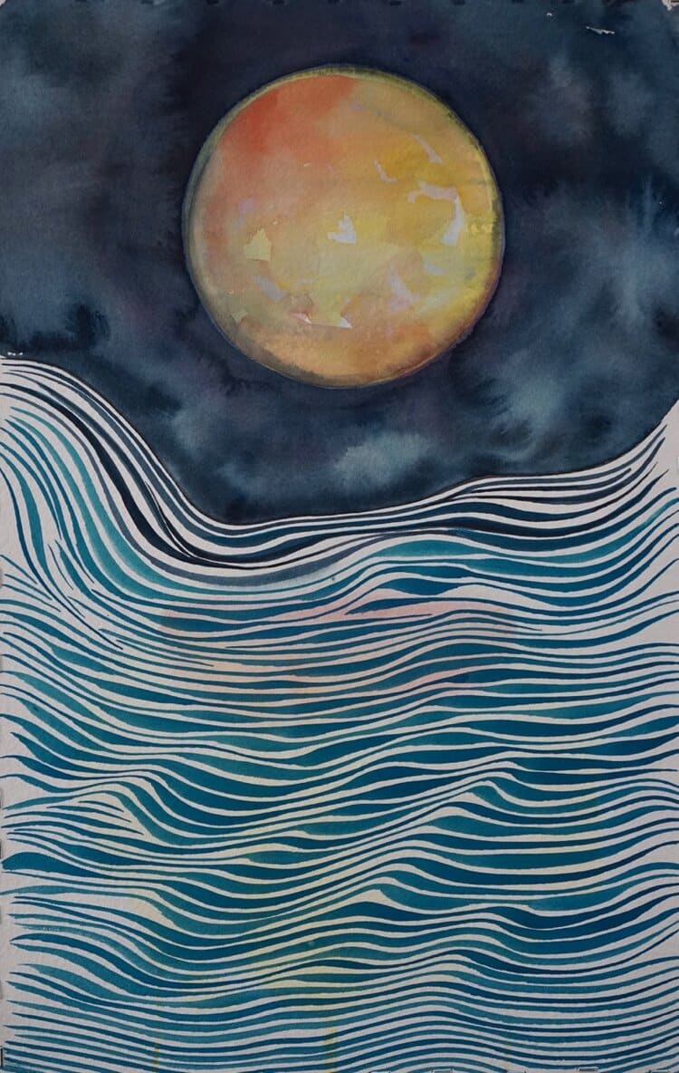 Moon and Water, Image 1.