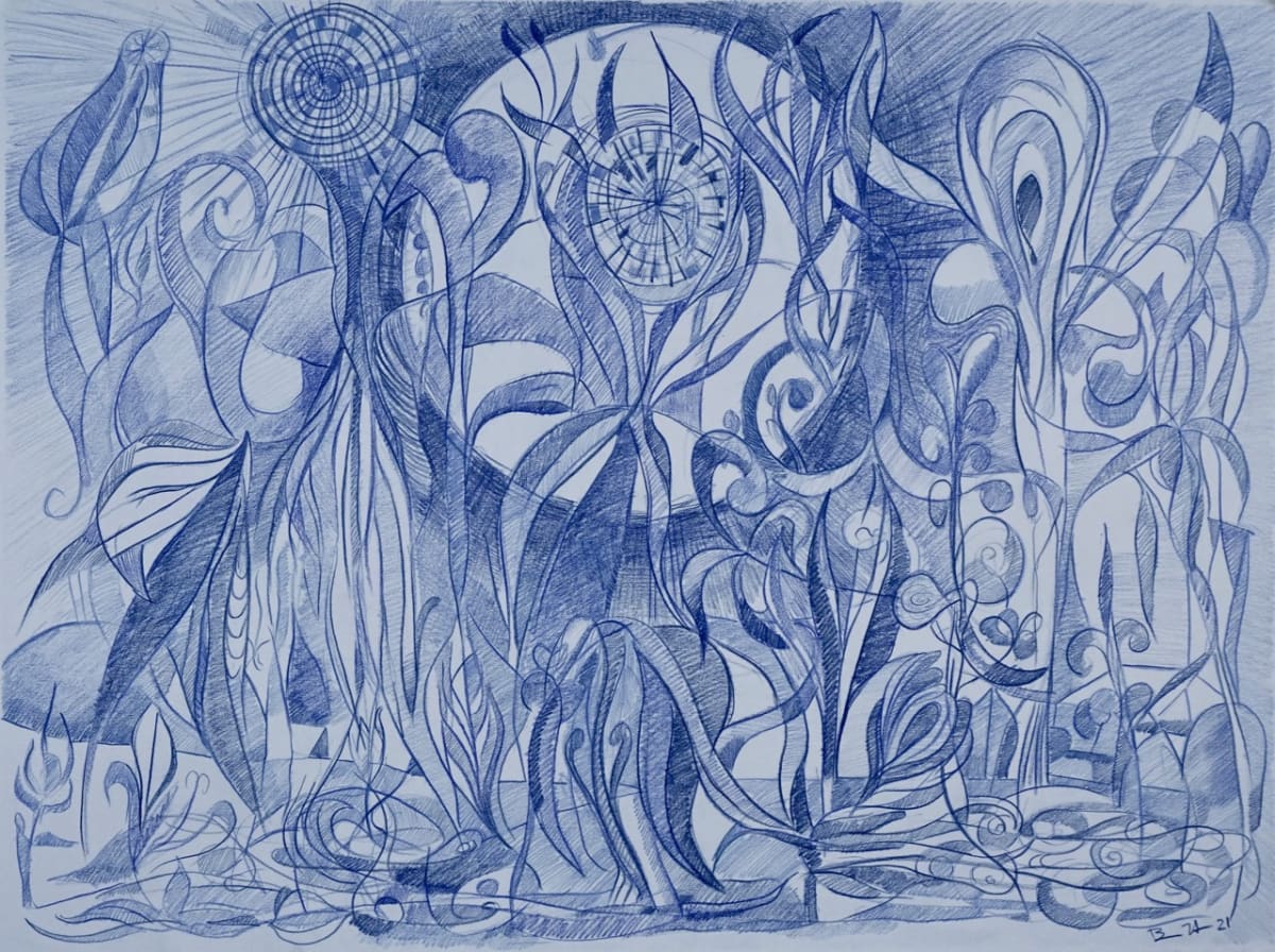 Mythic Garden of the Future by Brian Frink, Image 1.