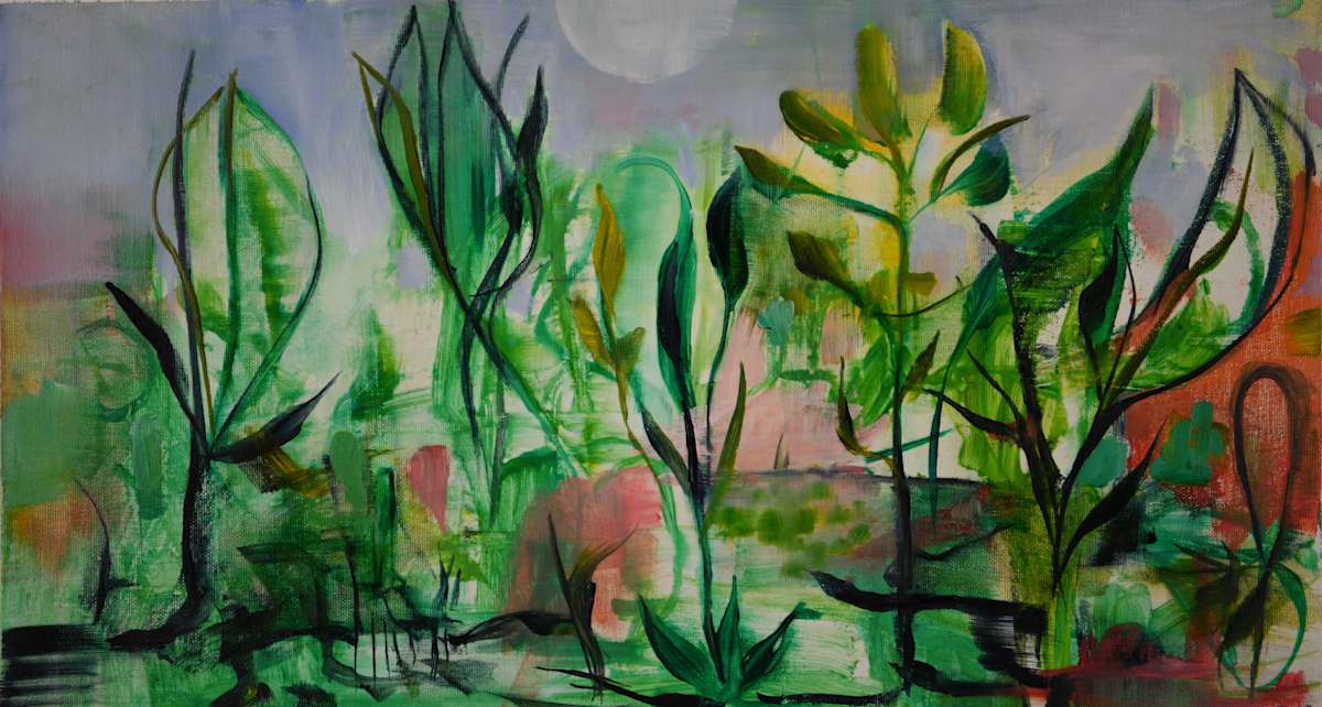 Day Moon In the Garden by Brian Frink, Image 1.