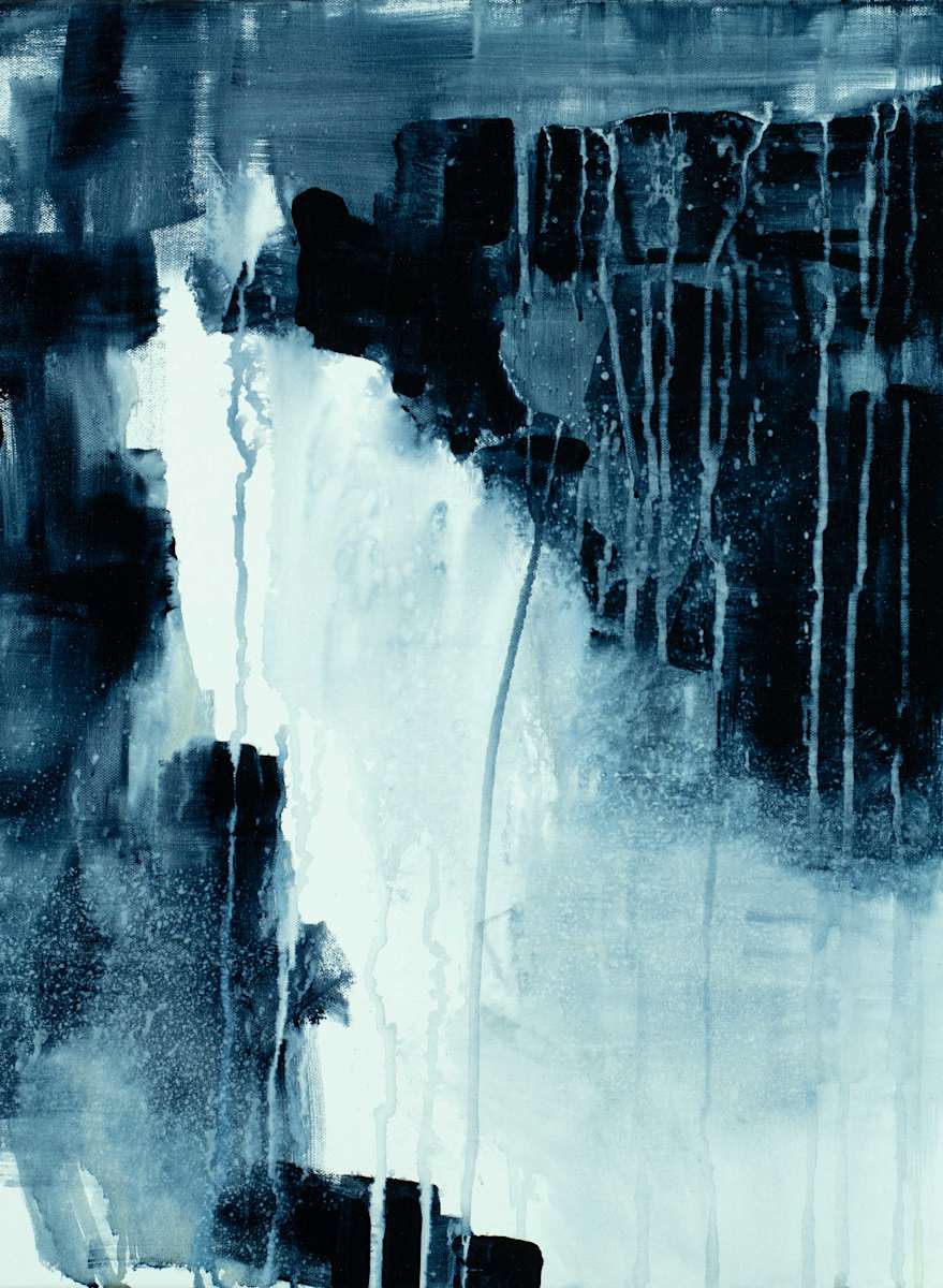 Dark Waterfall by Brian Frink 