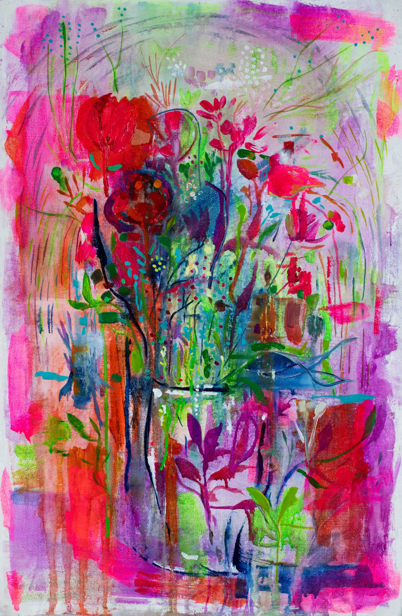 Flowers in Vase by Brian Frink 