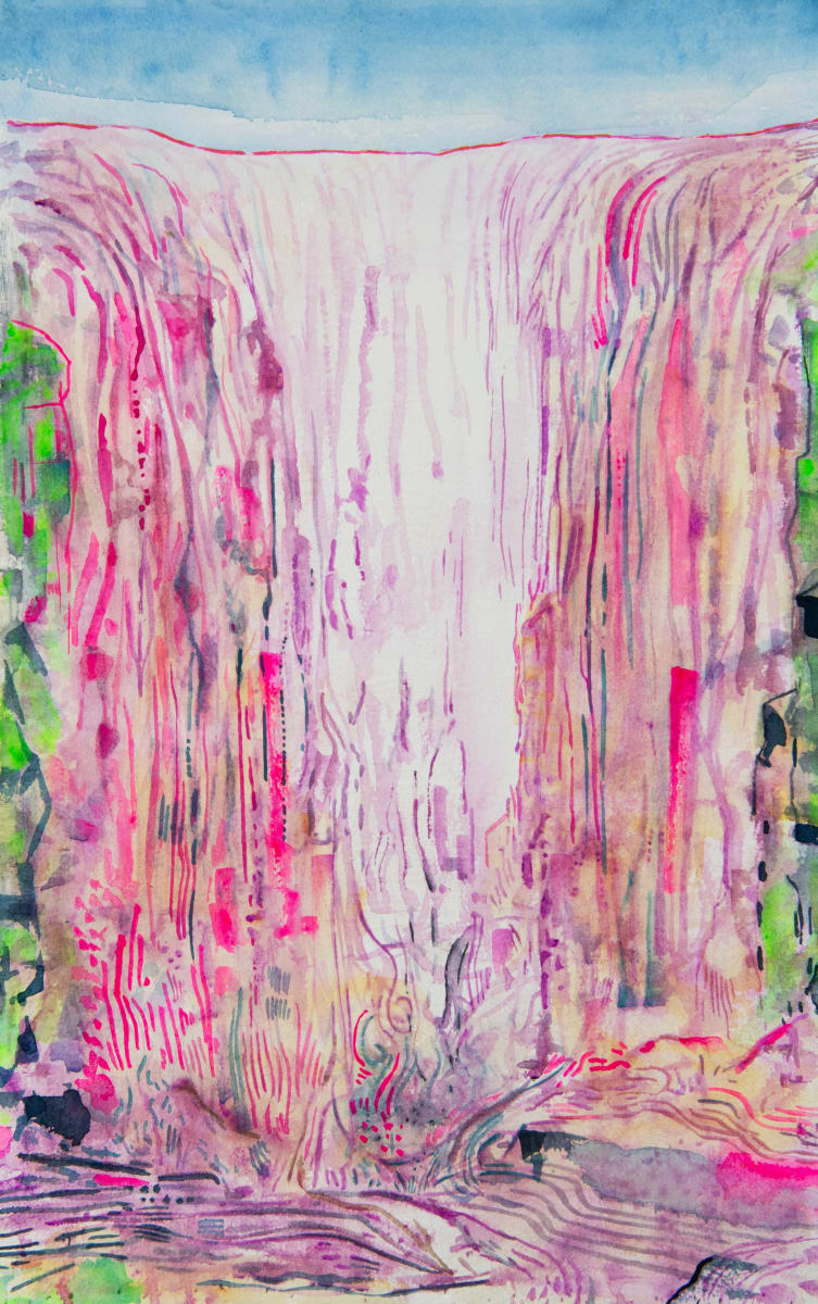 Fluorescent Falls by Brian Frink 