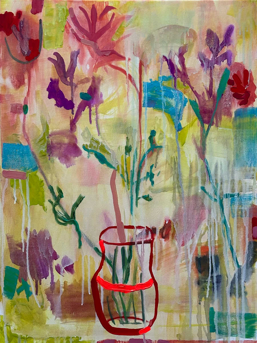 Red Vase by Brian Frink, Image 1.