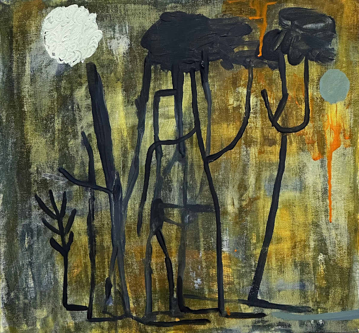 Leaning Trees and Their Shadows by Brian Frink, Image 1.