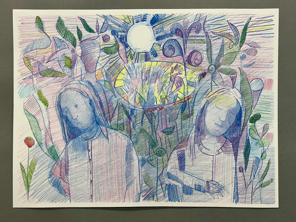 Disk of Hands by Brian Frink, Image 1.
