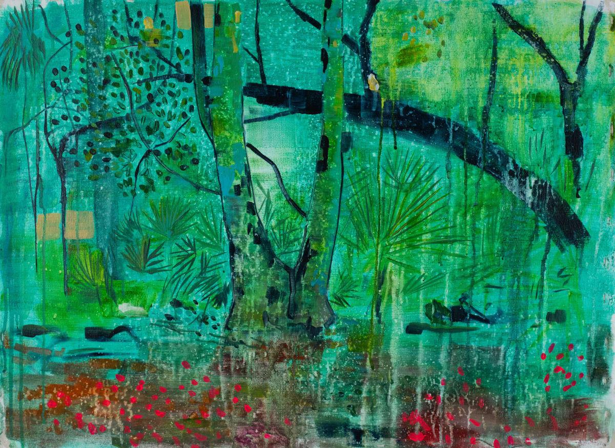 Two Trees on Hunting Island by Brian Frink 