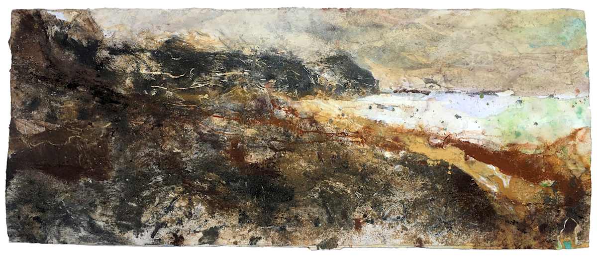 STORM PILINGS Charmouth, Dorset by Frances Hatch 