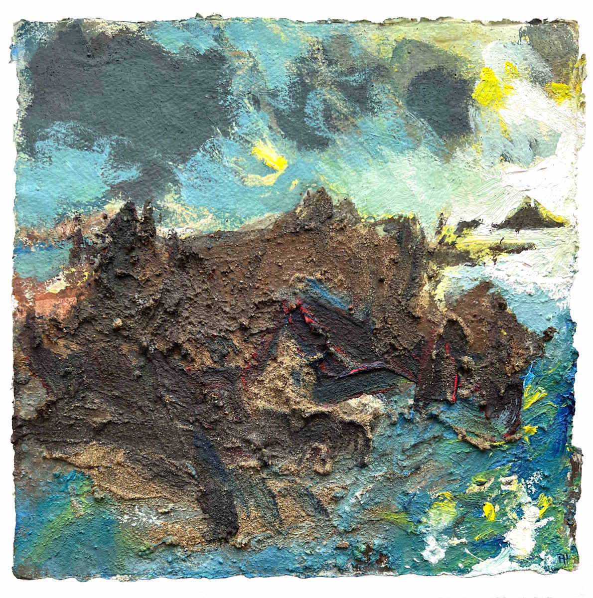 Toilers of the Sea, Houmet Paradis, Guernsey. by Frances Hatch 