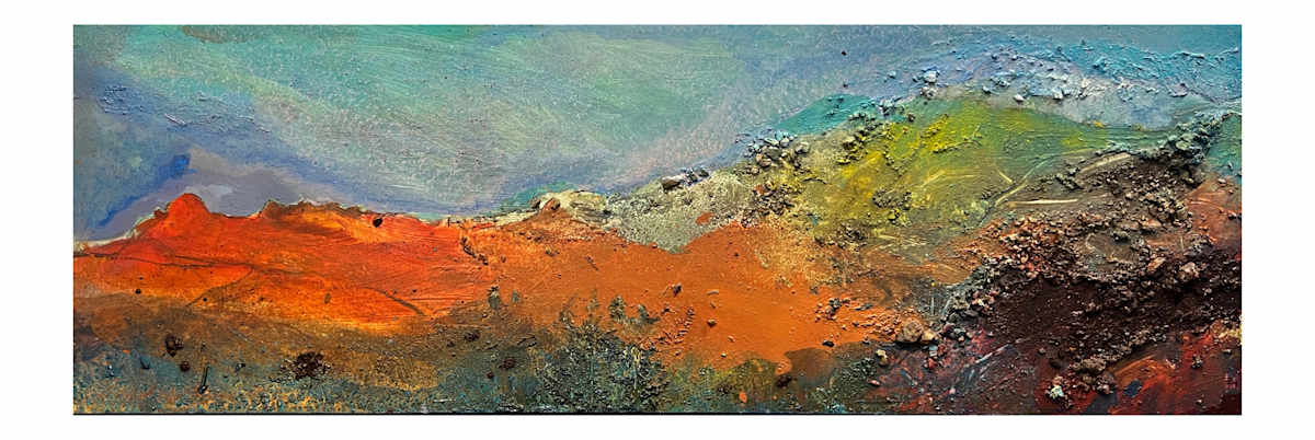 COPPERED BRACKEN SHINES. The Old  Man of Coniston, Cumbria. by Frances Hatch, Image 1.