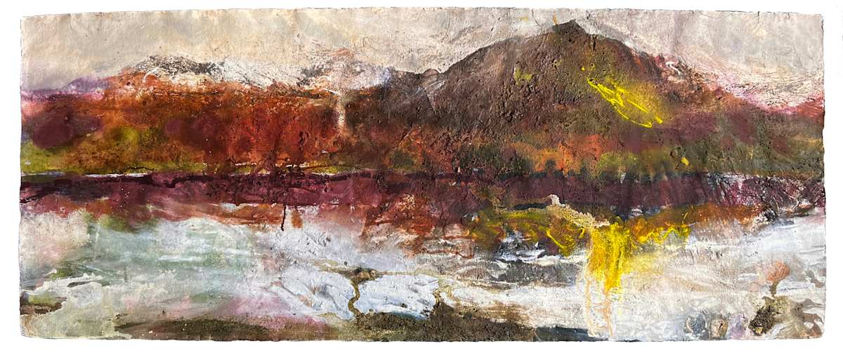 SUN RESTS ON THE OLD MAN OF CONISTON. Coniston Water, Cumbria. by Frances Hatch, Image 3.