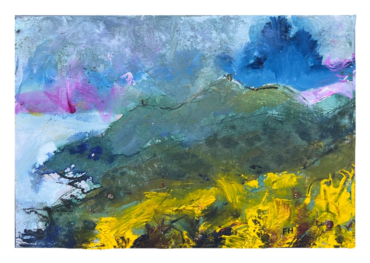 RAIN OFF THE  ATLANTIC Dissolves Mortehoe by Frances Hatch 
