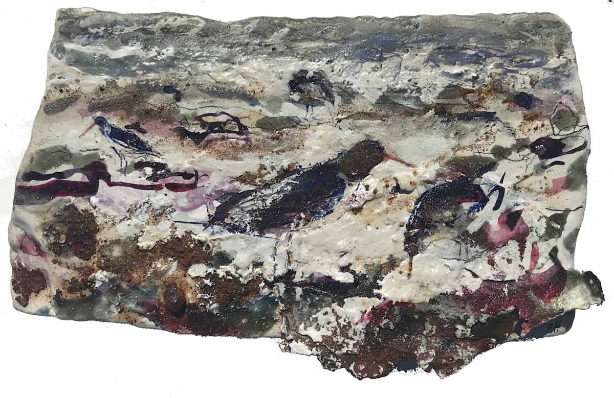4 OYSTERCATCHERS by Frances Hatch 
