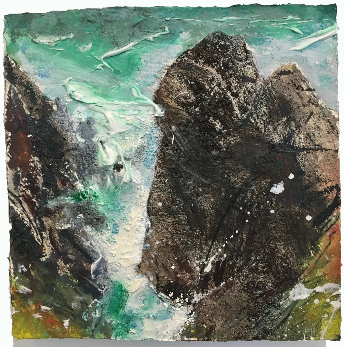 THE VOMIT.  St Anne's Head, Pembrokeshire. by Frances Hatch 
