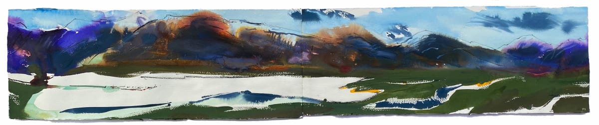 COBALT DUSK by Frances Hatch 
