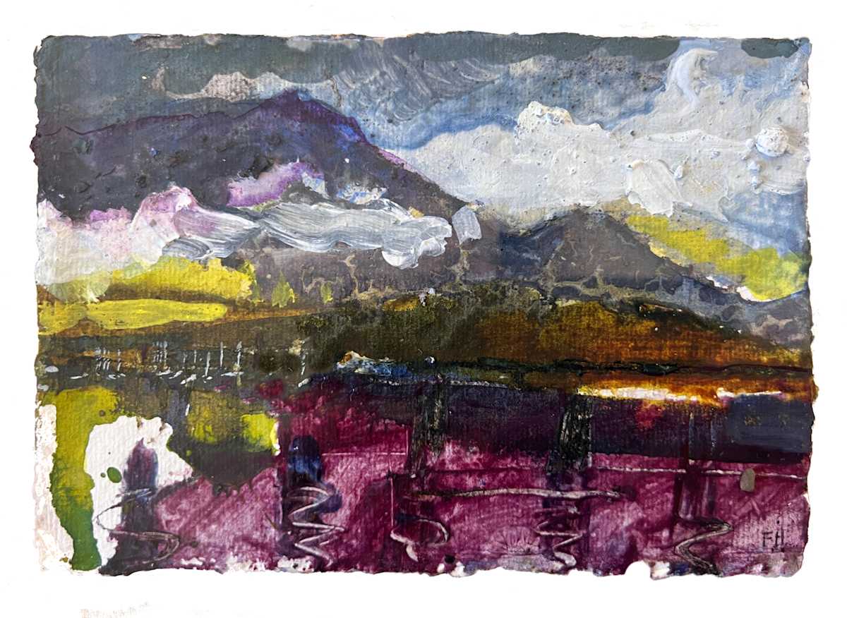 CUMULI  FLOAT OVER CONISTON by Frances Hatch 