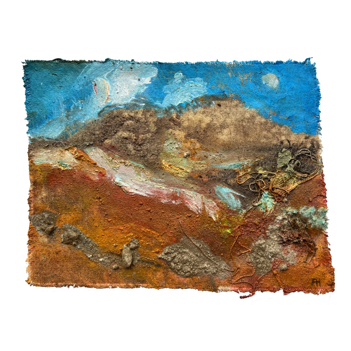 MORNING MOON WITH CUMULI by Frances Hatch, Image 1.