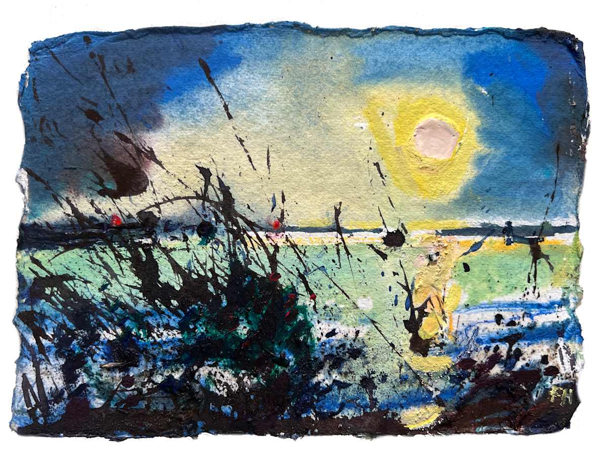 FRUIT  MOON  RISES by Frances Hatch, Image 2.