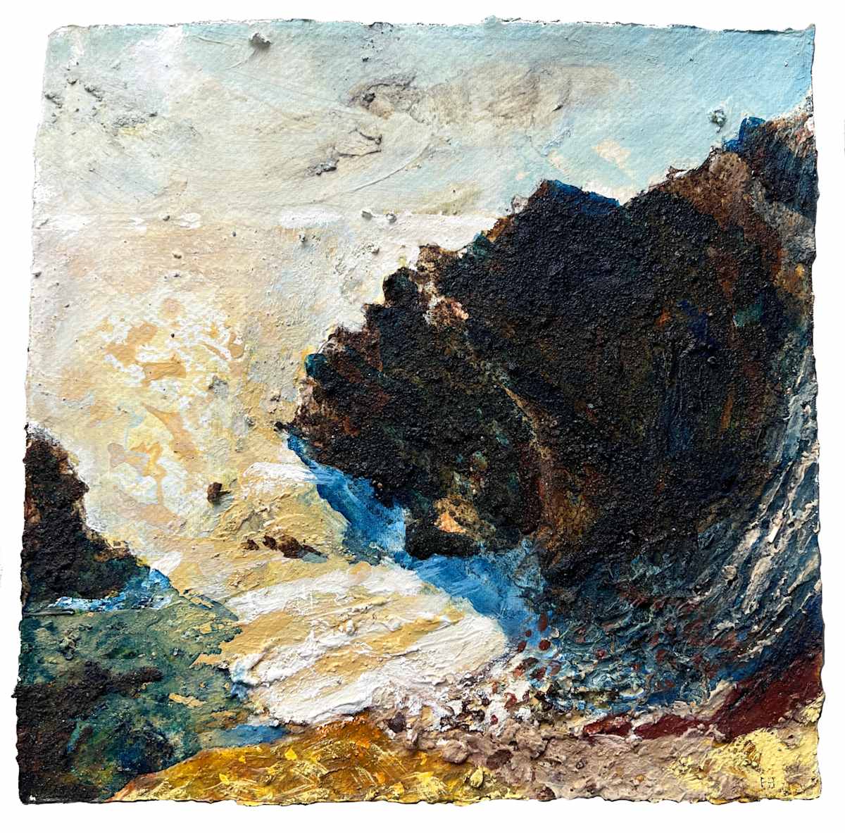 Contre Jour. Stair Hole, Lulworth, Dorset. by Frances Hatch, Image 2.