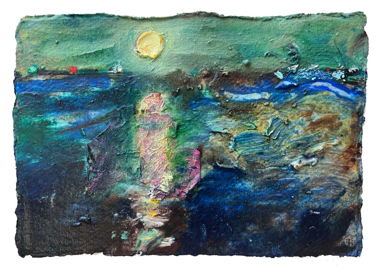 SWEET FRUIT MOON by Frances Hatch 
