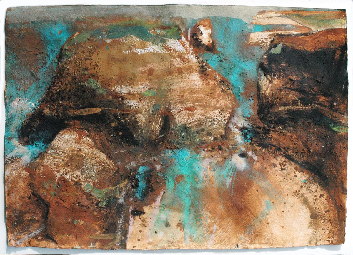 Ladram Red. near Sidmouth, Devon by Frances Hatch, Image 1.