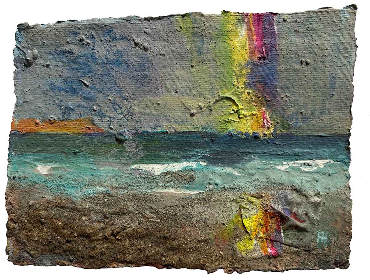 WET SAND RAINBOW by Frances Hatch 