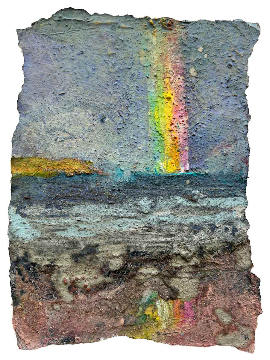 Oxwich Bay Rainbow. Gower Peninsula, South Wales. by Frances Hatch, Image 1.