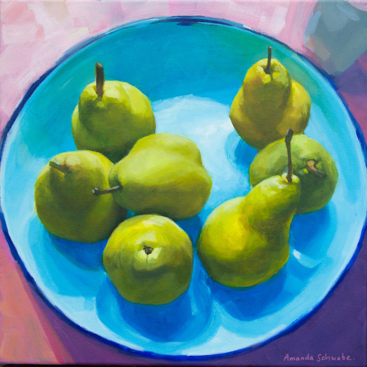 Pears 1 by Amanda Schwabe 